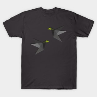 Black and White Paper Cranes T-Shirt